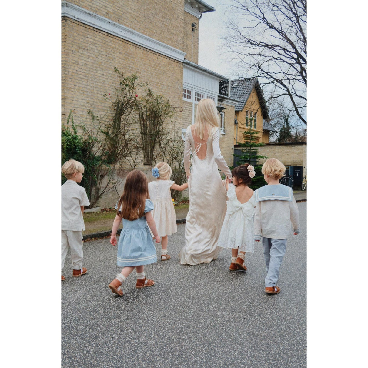 Konges Sløjd Ashley Blue Celebration Frankie Pants GOTS