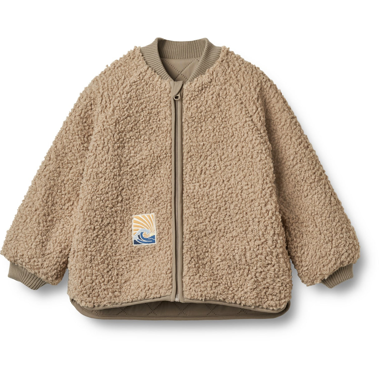Wheat Beige Stone Reversible Thermo Jacket Lake