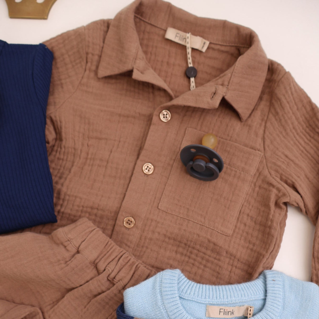 Fliink Pine Bark Elmo Ls Shirt