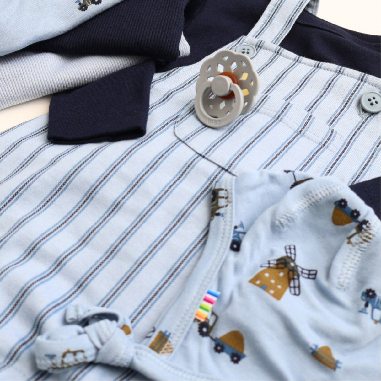 Joha Blue Summer Romper