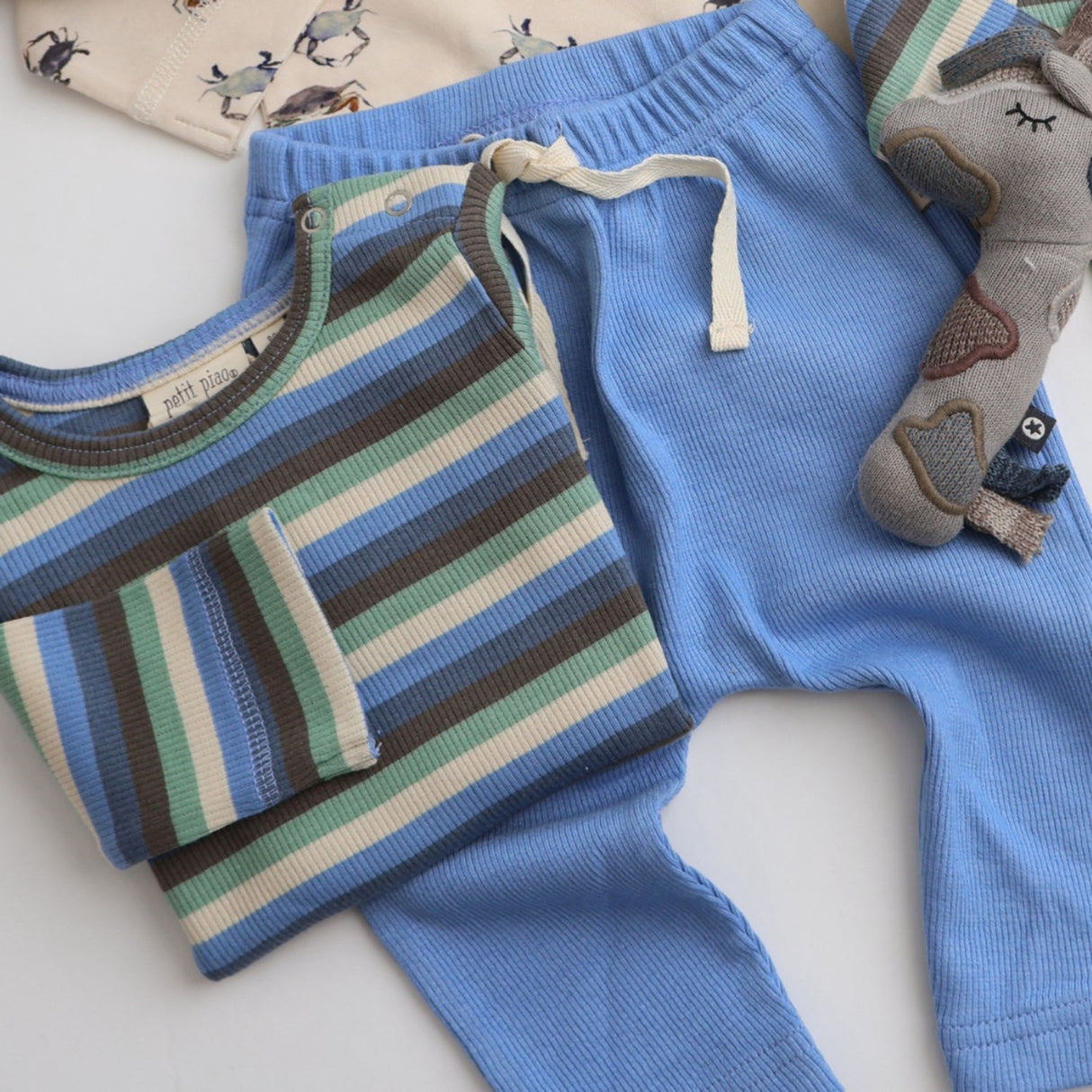 Petit Piao Allure Blue Pants Modal