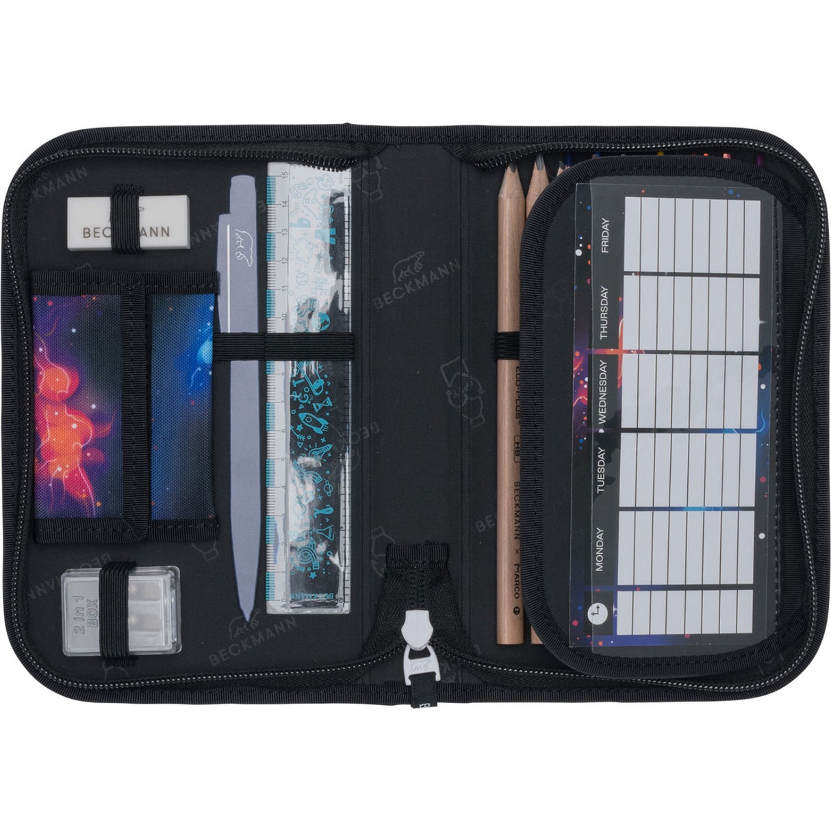 Beckmann Ninja Elements Et-lags Pencil Case M/Indhold