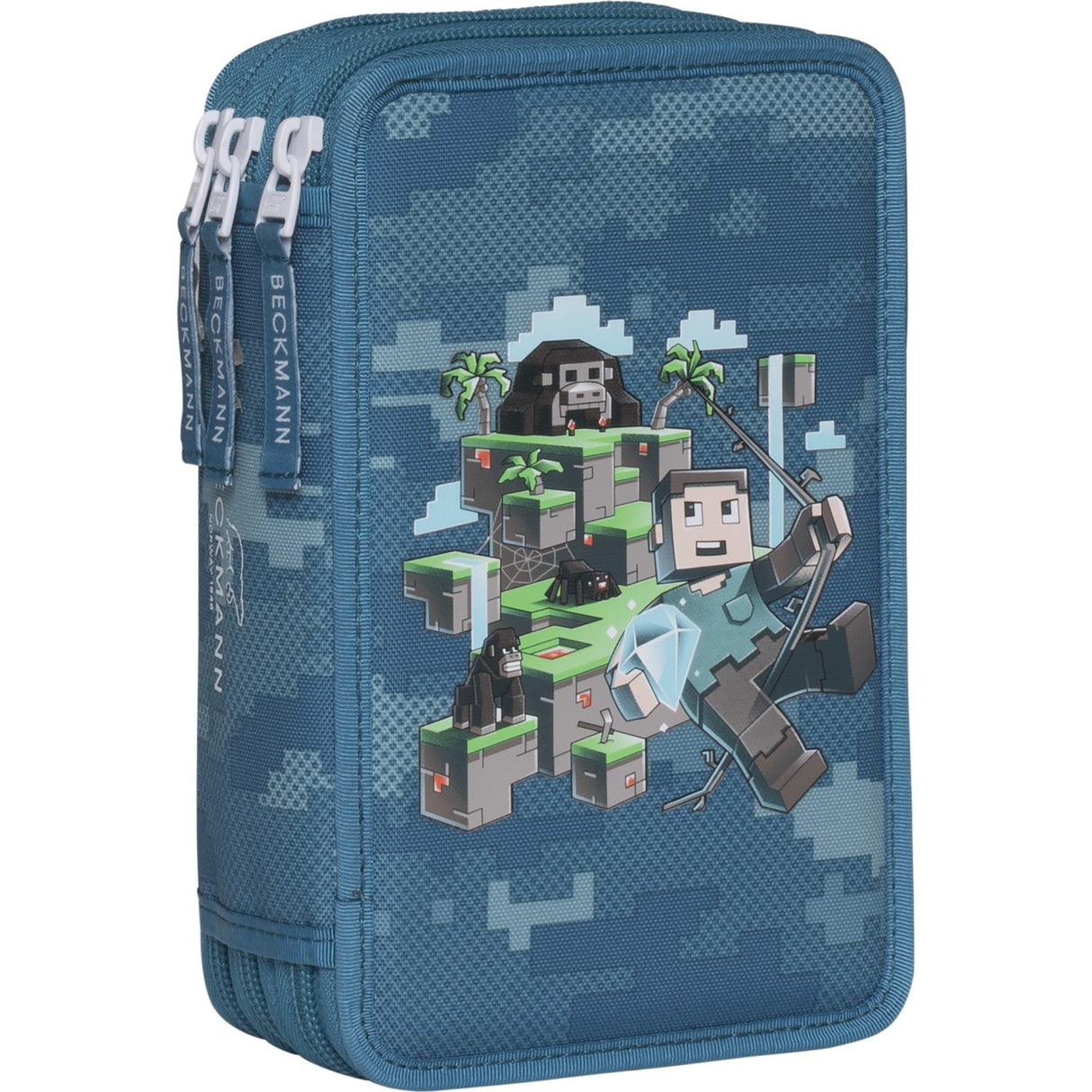 Beckmann Jungle Game Tre-lags Pencil Case M/Indhold