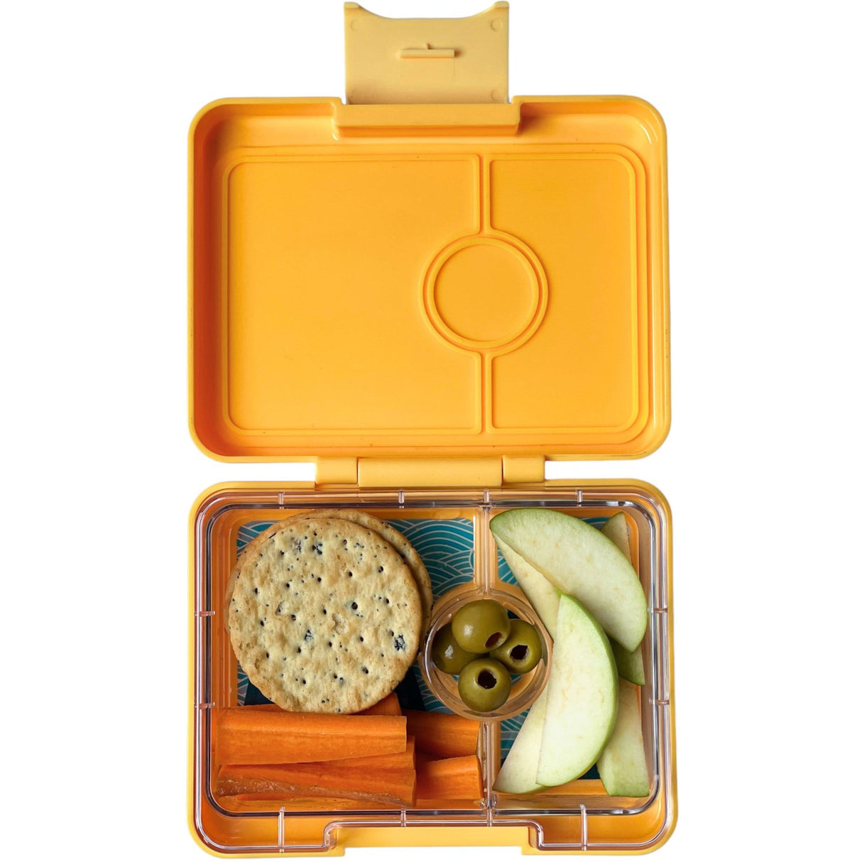 Yumbox Yoyo Yellow / Shark Tray Snack Size Bento Lunch Box