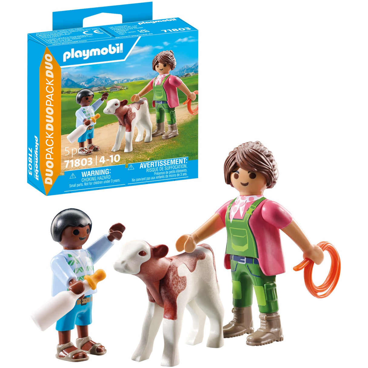 Playmobil® Farmer With Calf