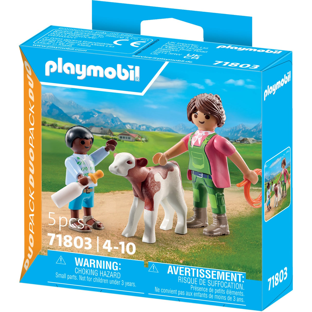 Playmobil® Farmer With Calf