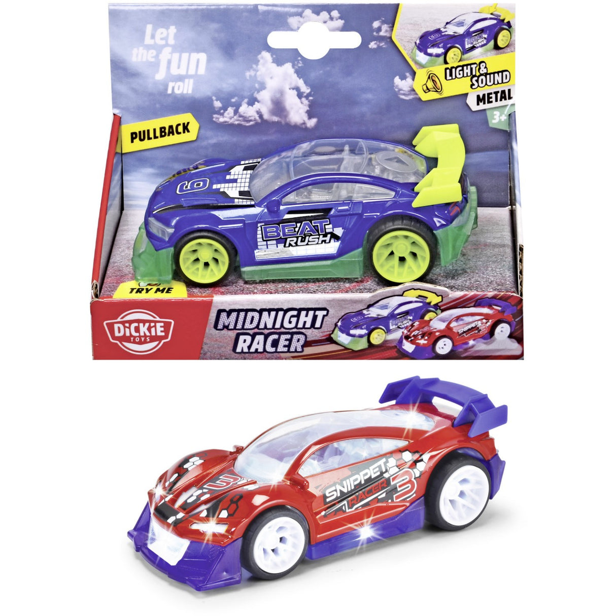 Dickie Toys Midnight Race Car Assorted