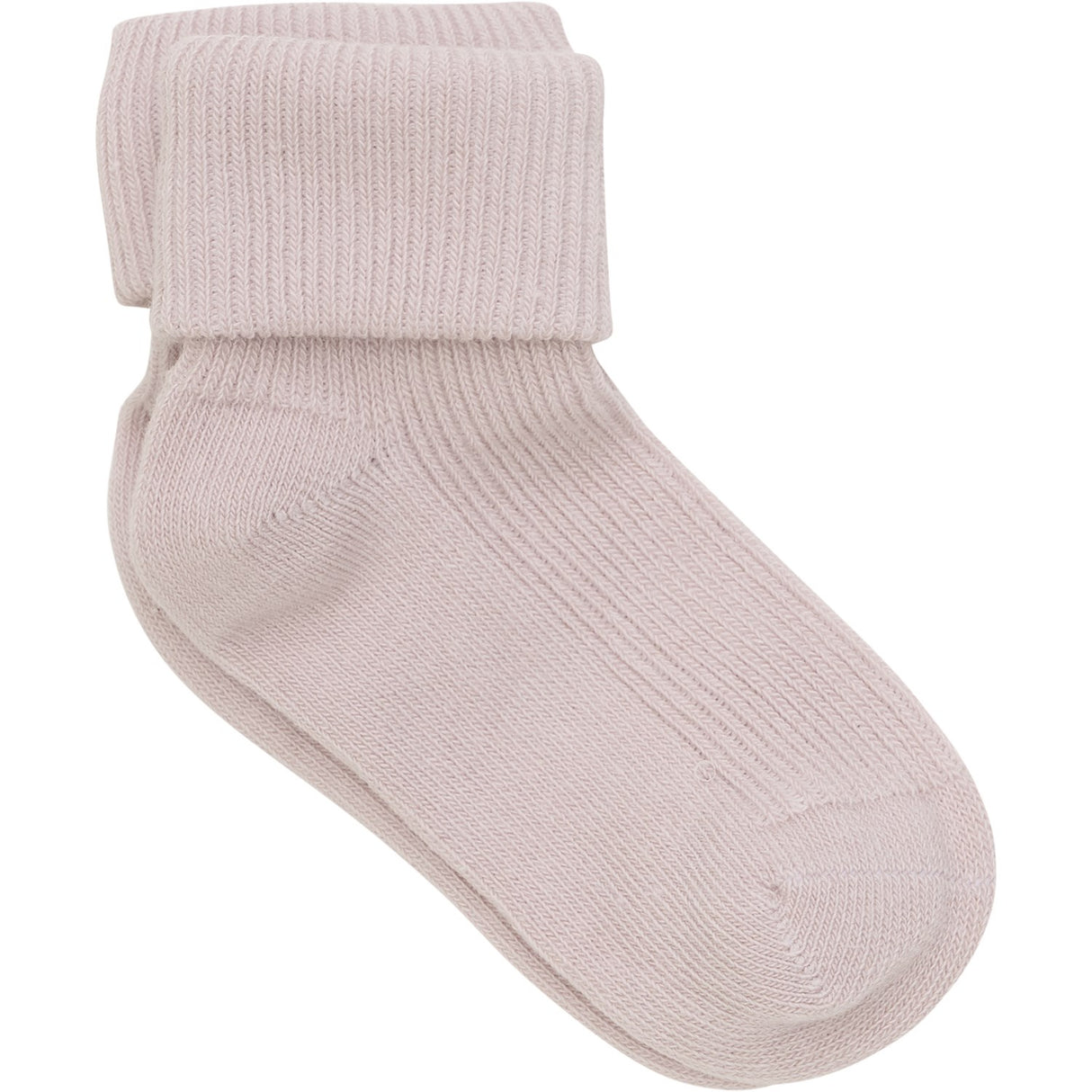 Minymo Shell Baby Rib Sock With Fold 2-Pack