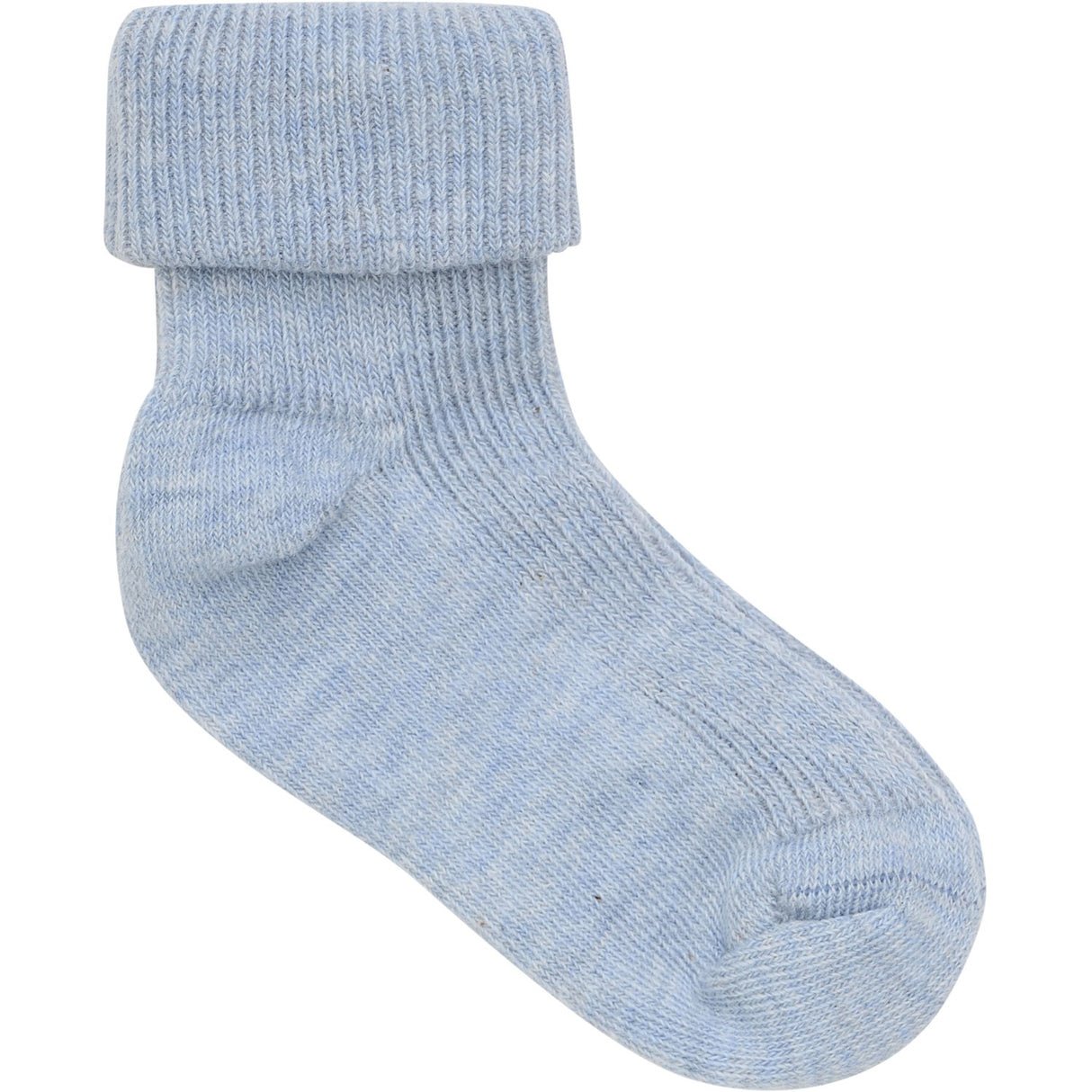 Minymo Winter Sky Baby Rib Sock With Fold 2-Pack