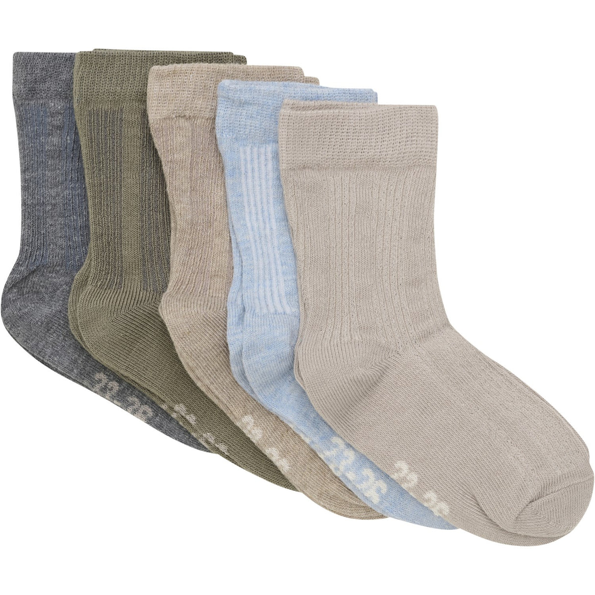Minymo Winter Sky Socks With Knit 5-Pack
