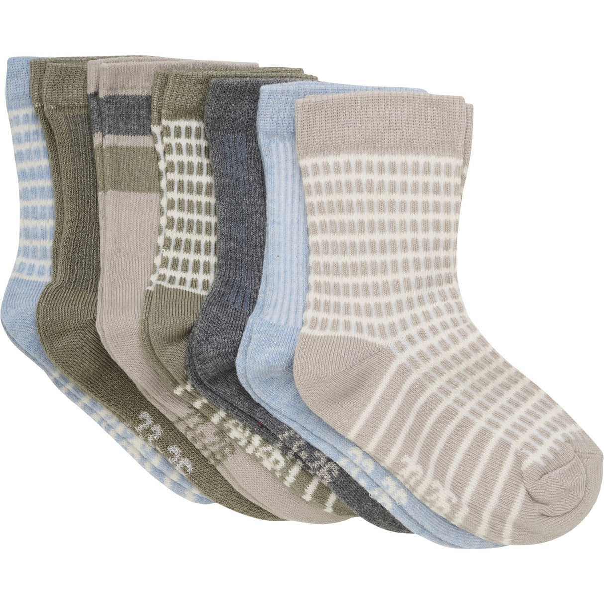Minymo Winter Sky Socks With Pattern 7-Pack