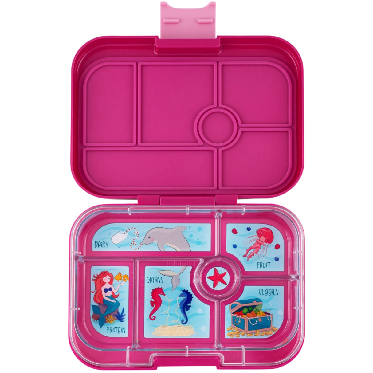 Yumbox Malibu Purple / Mermaid Tray Original 6 Rum Lunch Box