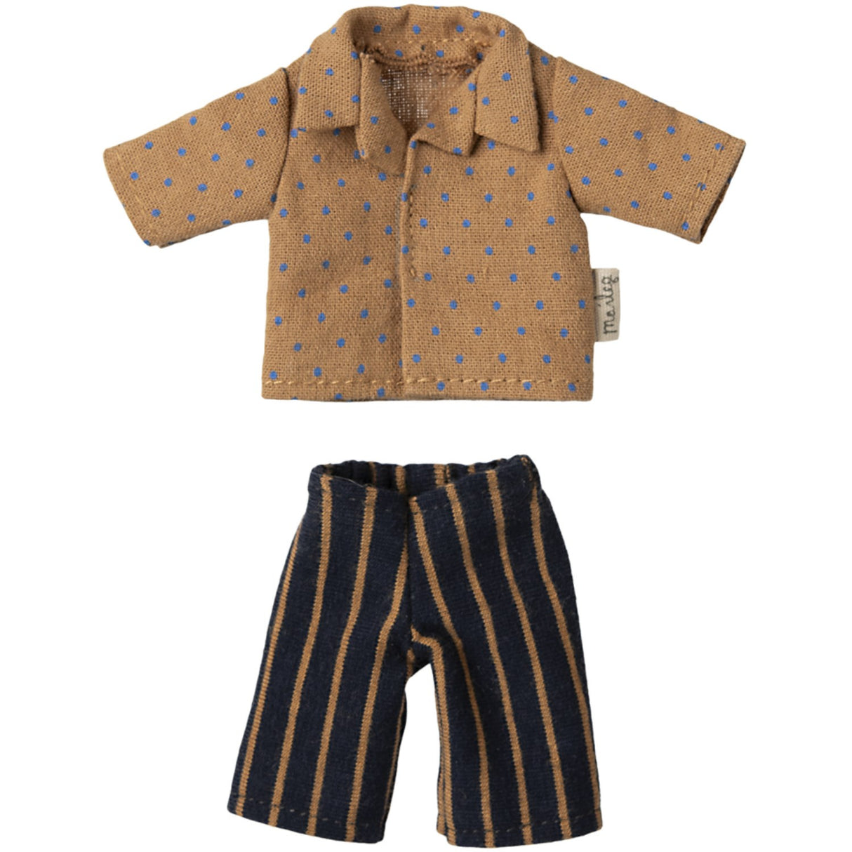 Maileg Shirt And Striped Pants, Dad Mouse
