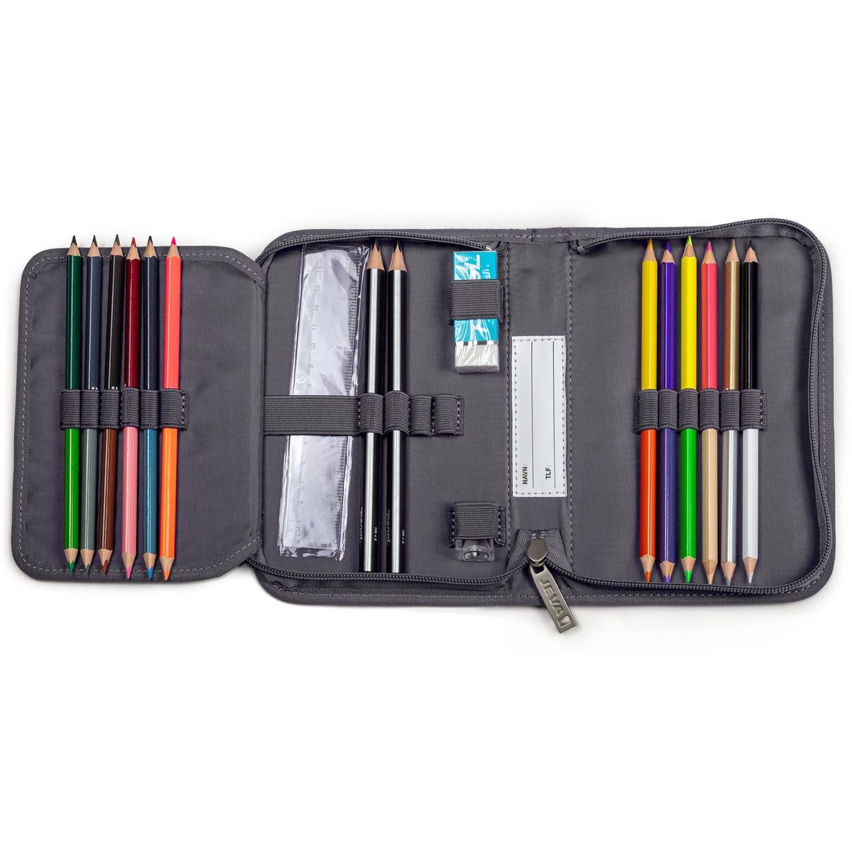 JEVA Football Pencil Case With Fyld Onezip 8869