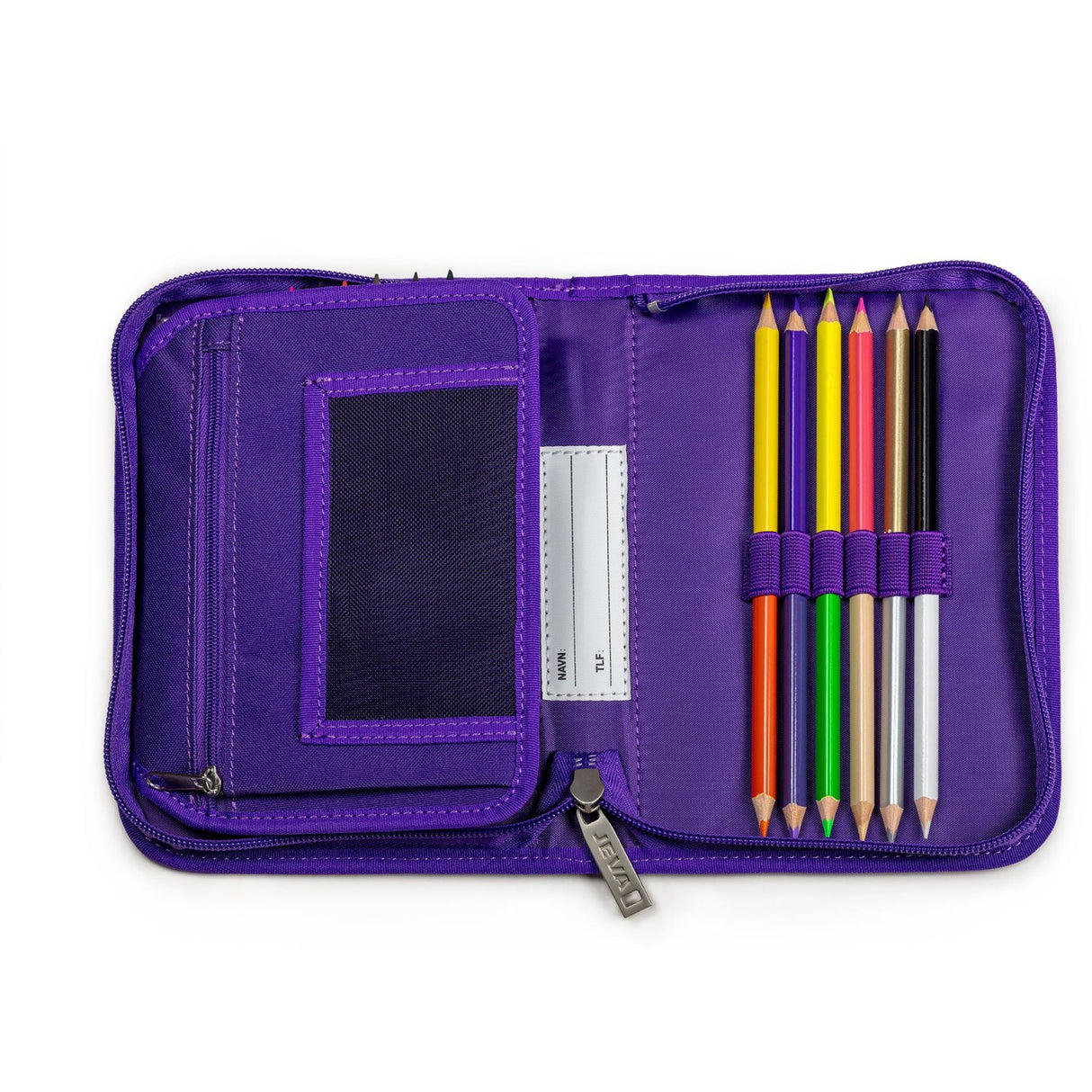 JEVA Unicorn Pencil Case With Fyld Onezip 8869