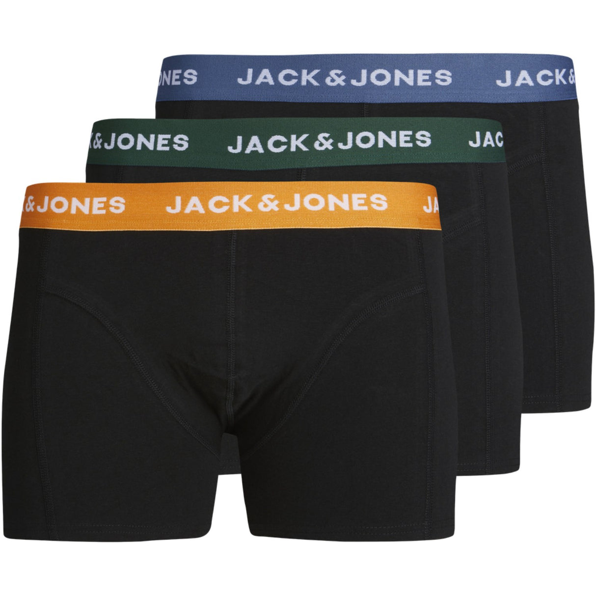 Jack & Jones Junior Dark Green Jacgab Trunks 3 Pack Jnr Noos