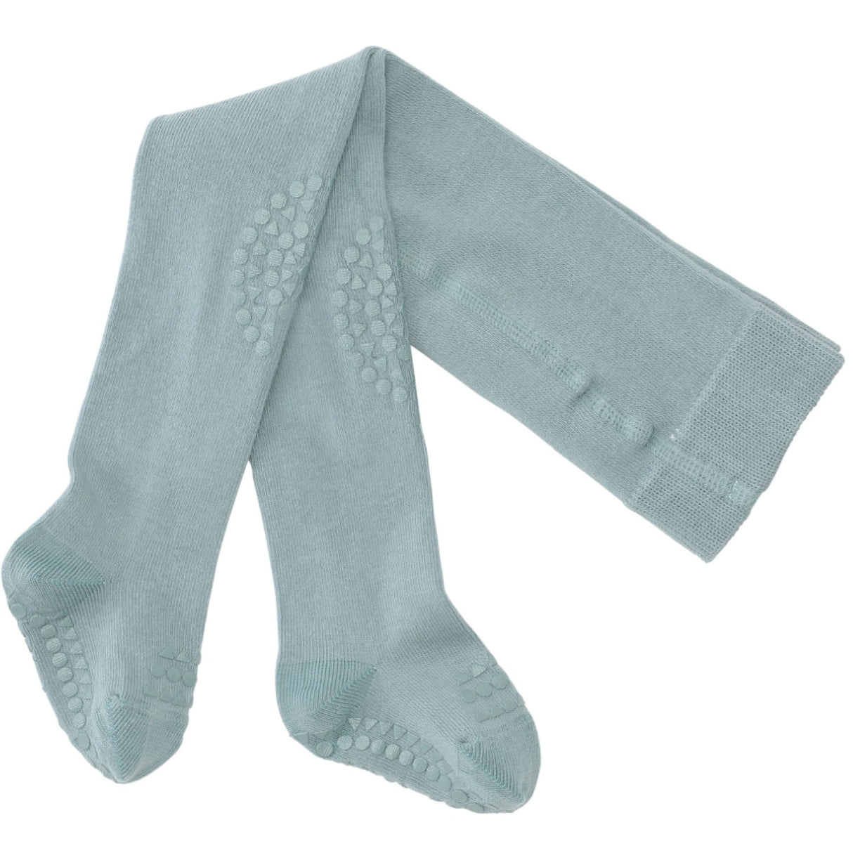 Gobabygo Dusty Blue Crawling Tights Bamboo