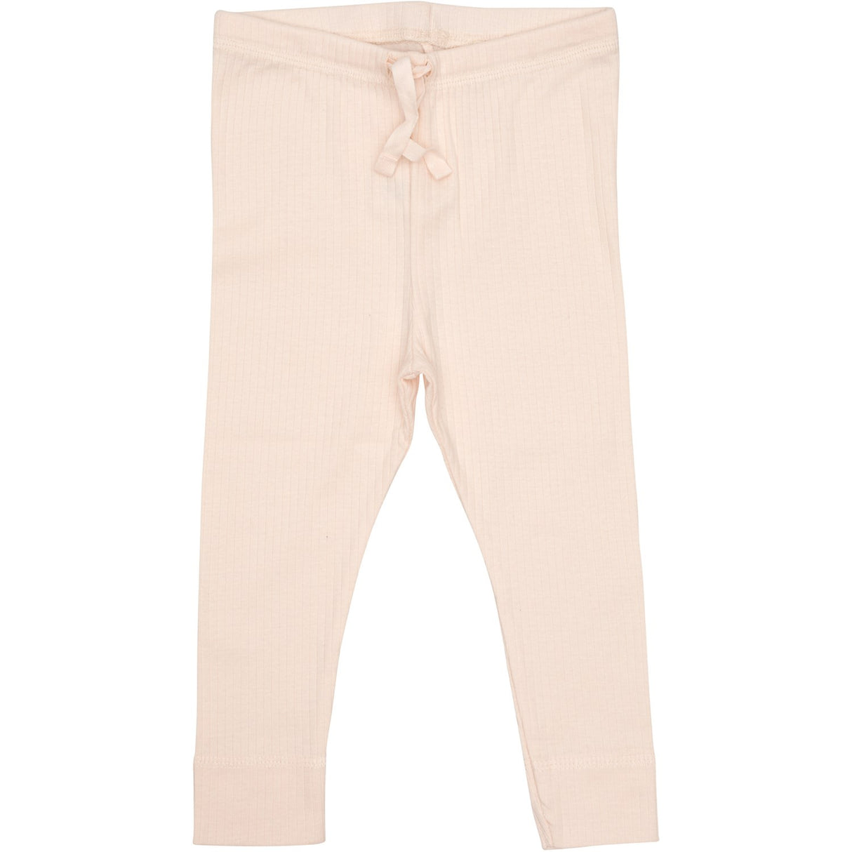 COPENHAGEN COLORS Soft Pink Rib Jersey Leggings W. String