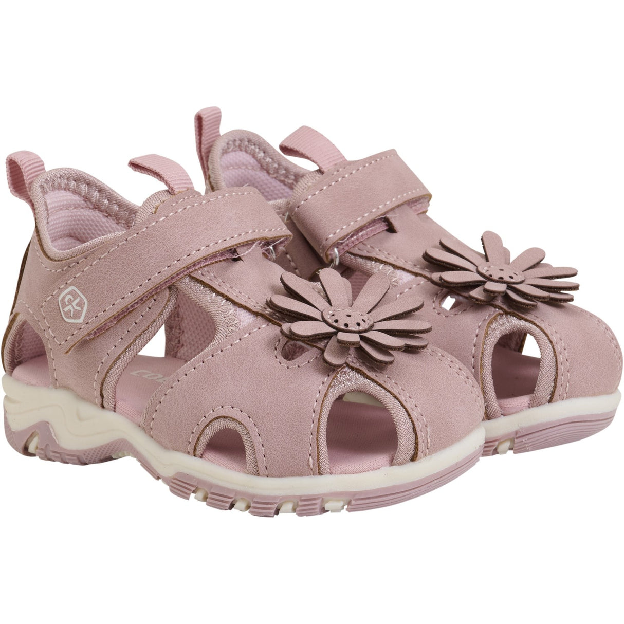 Color Kids Woodrose Baby Sandals W. Velcro Strap