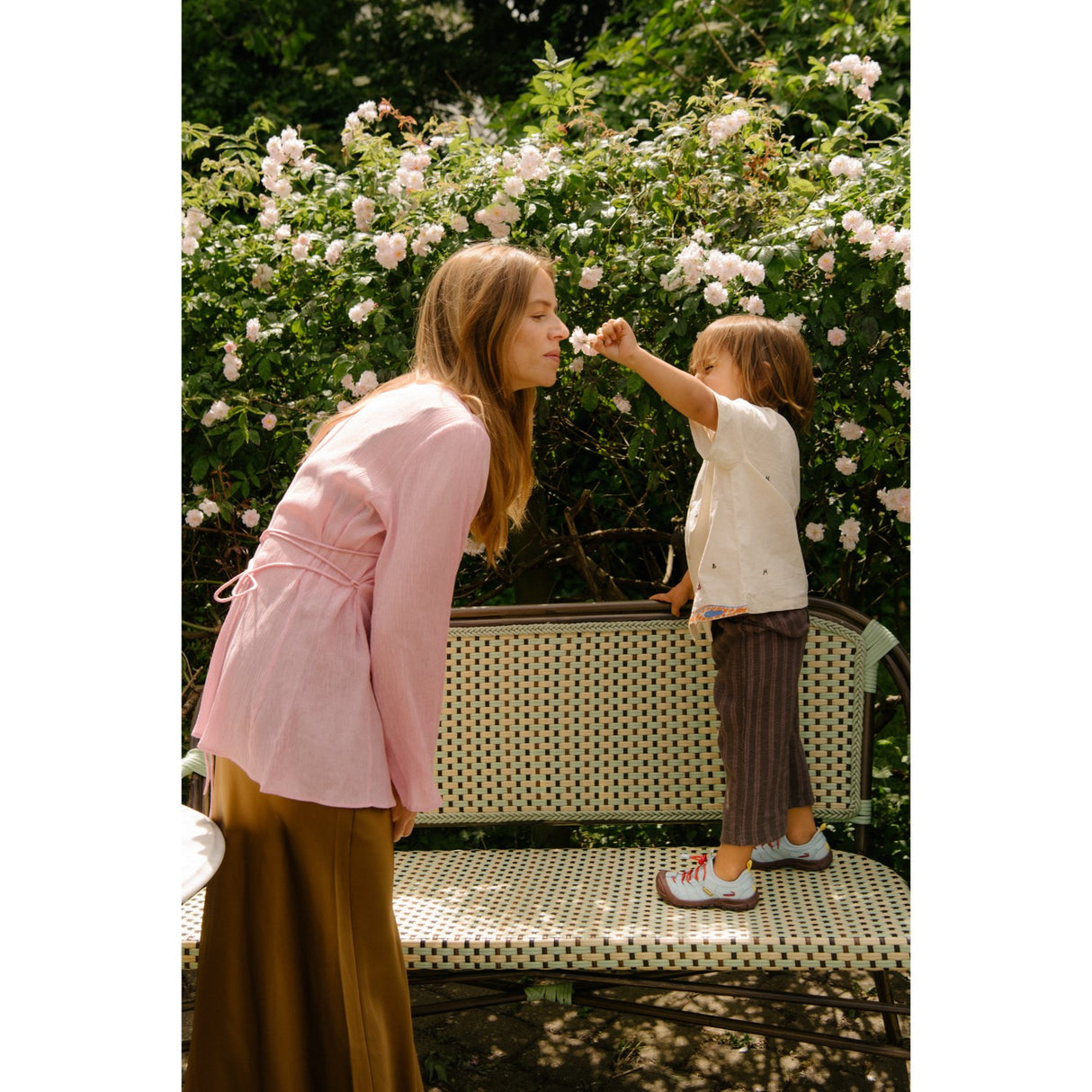 Bisgaard Sky Blue Trine Kjær X Robin Lace Shoe