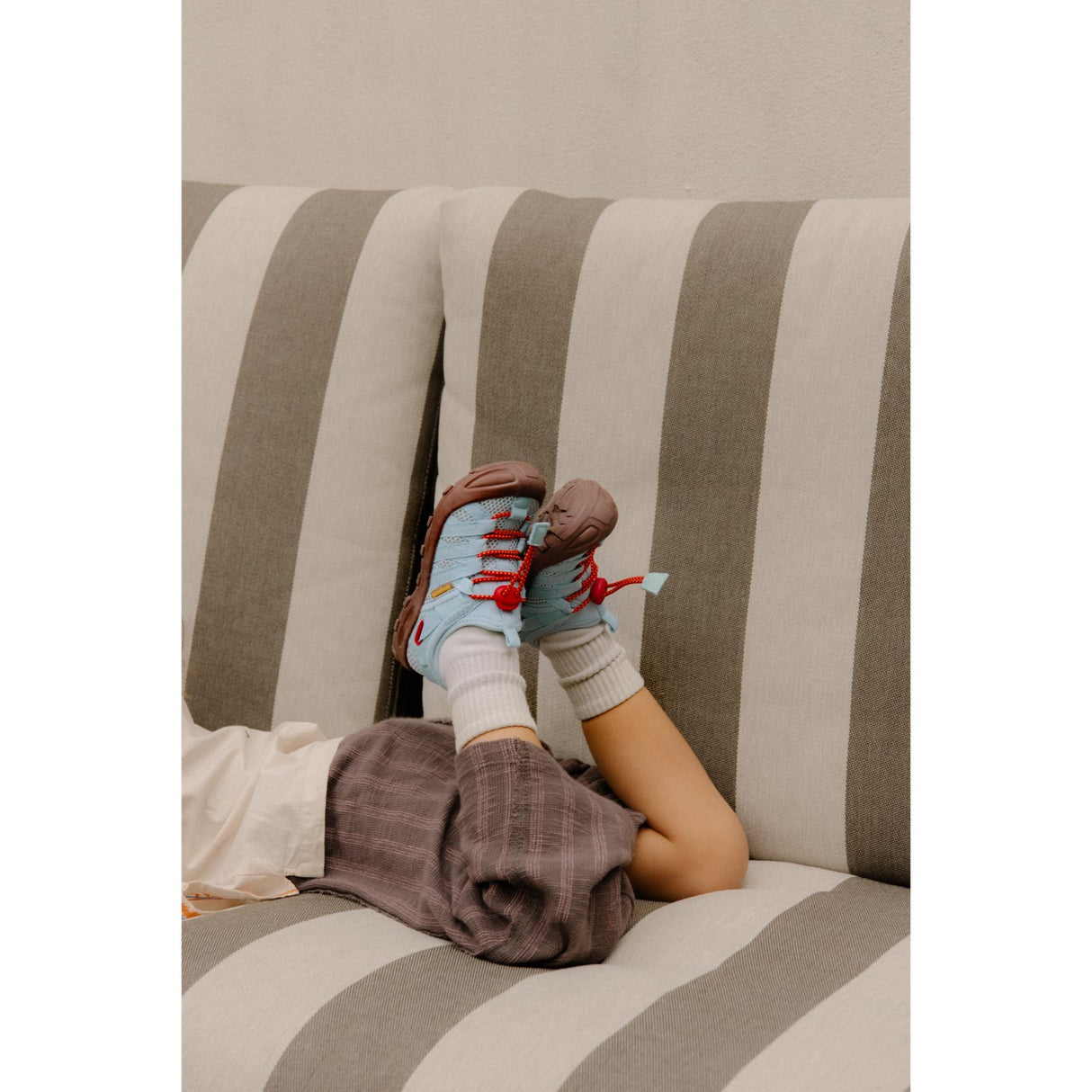 Bisgaard Sky Blue Trine Kjær X Robin Lace Shoe