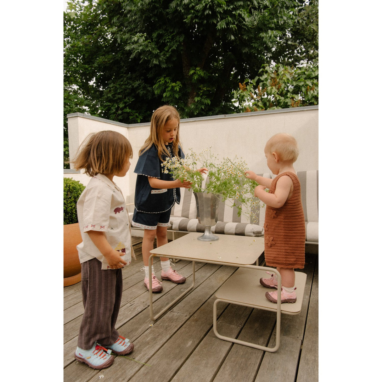 Bisgaard Sky Blue Trine Kjær X Robin Lace Shoe