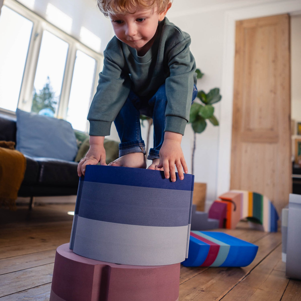 bObles Cloudy Blue Fish
