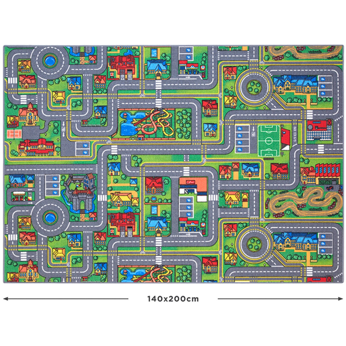Rebel Roads City Life Carpet - 140 X 200 Cm