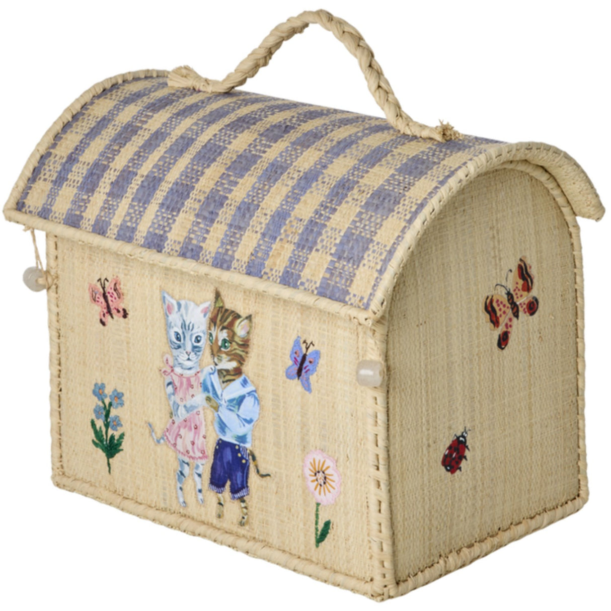 Rice Nathalie Lété Theme Raffia Kids Storage House