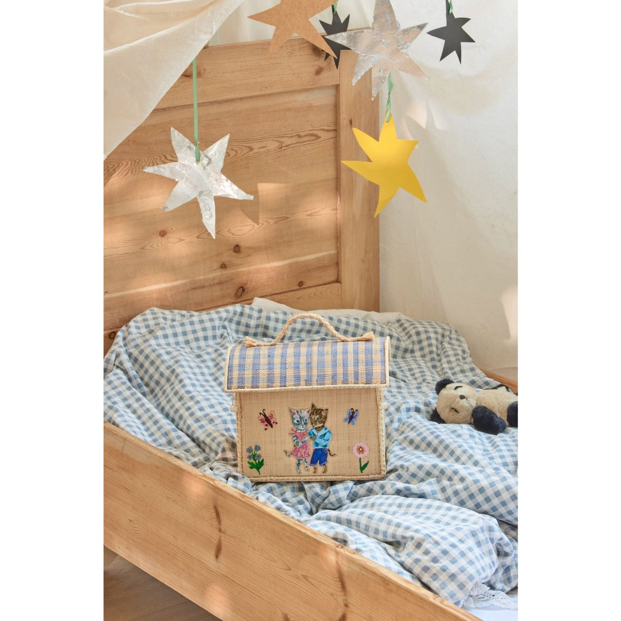 Rice Nathalie Lété Theme Raffia Kids Storage House