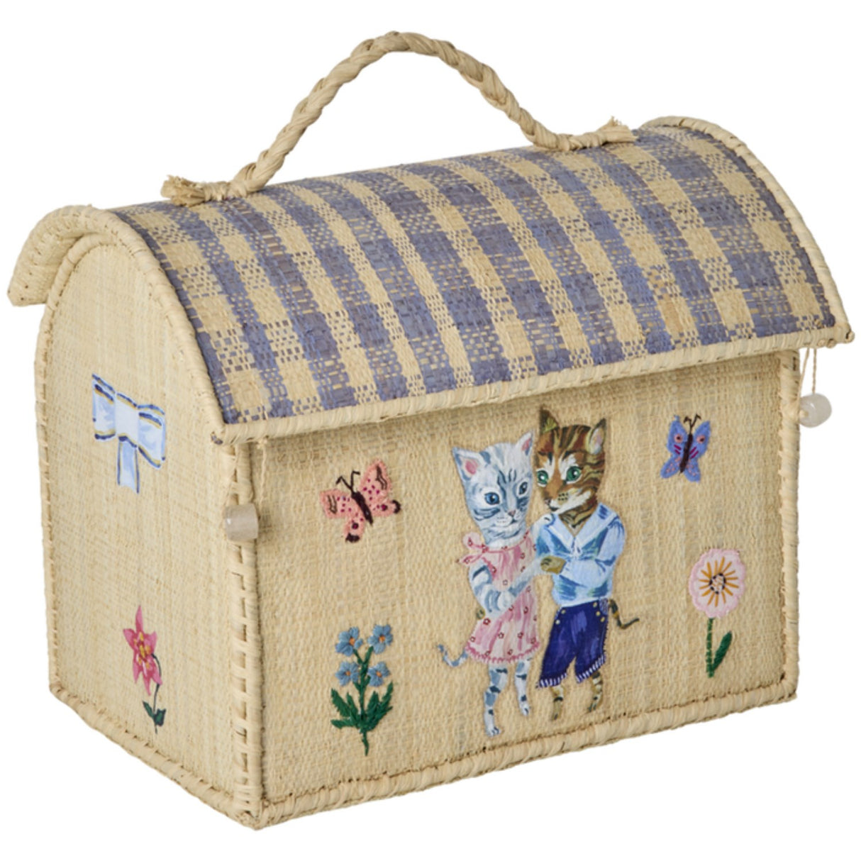 Rice Nathalie Lété Theme Raffia Kids Storage House