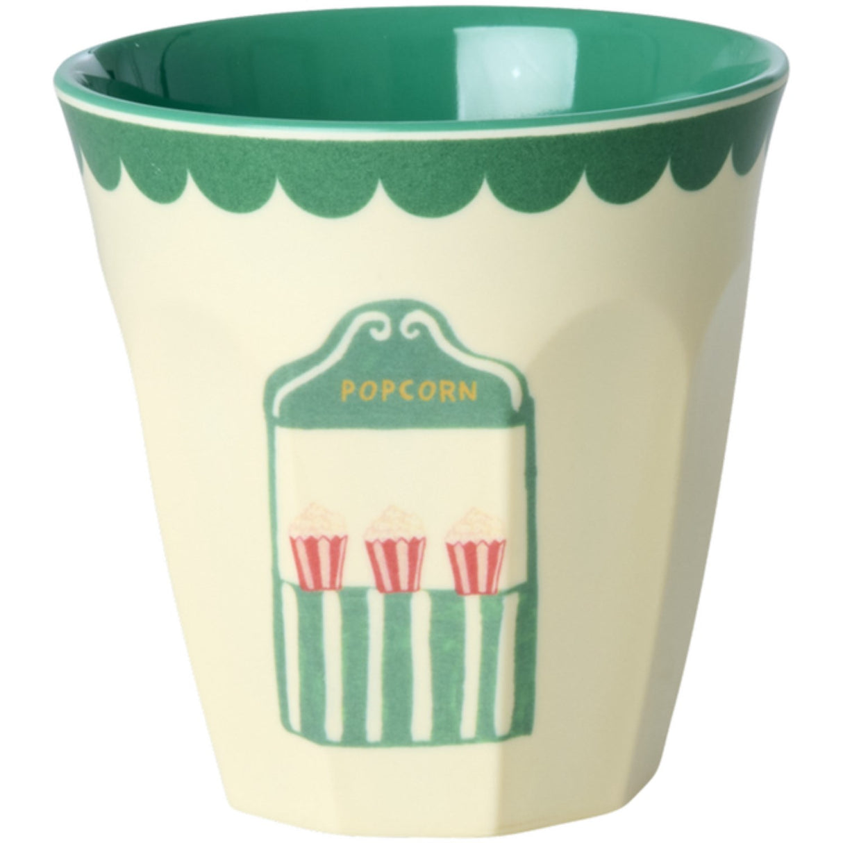 Rice Fun Fair Print Mint Melamine Cups Small 6 Pack