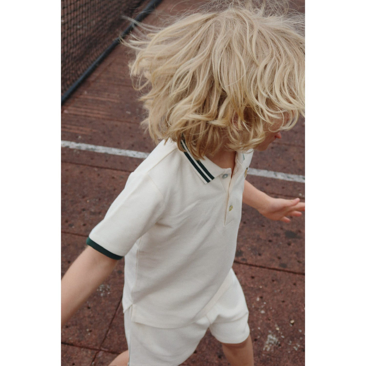 Konges Sløjd Antique White Florian Polo Shirt Gots