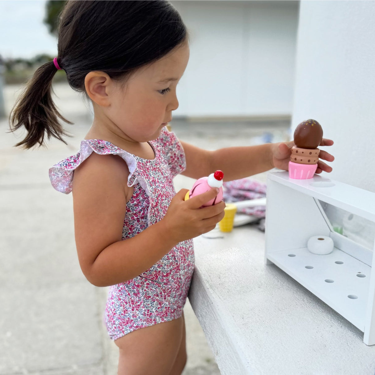 Petit Crabe Wiltshire Bud Swim Swimsuit - Made with Liberty© Fabric