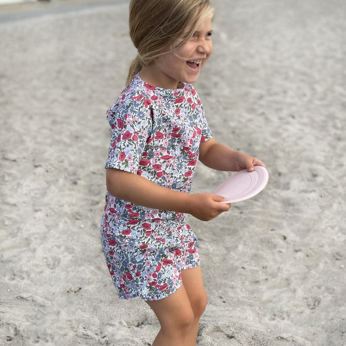 Petit Crabe Poppy & Daisy P Alexa Swim Shorts - Made of Liberty© Fabric