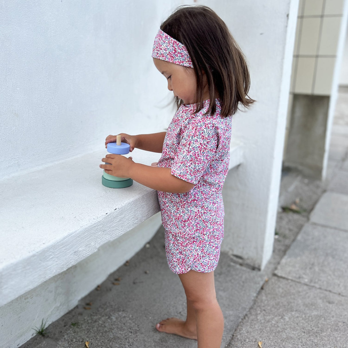 Petit Crabe Wiltshire Bud Alexa Swim Shorts - Made With Liberty© Fabric