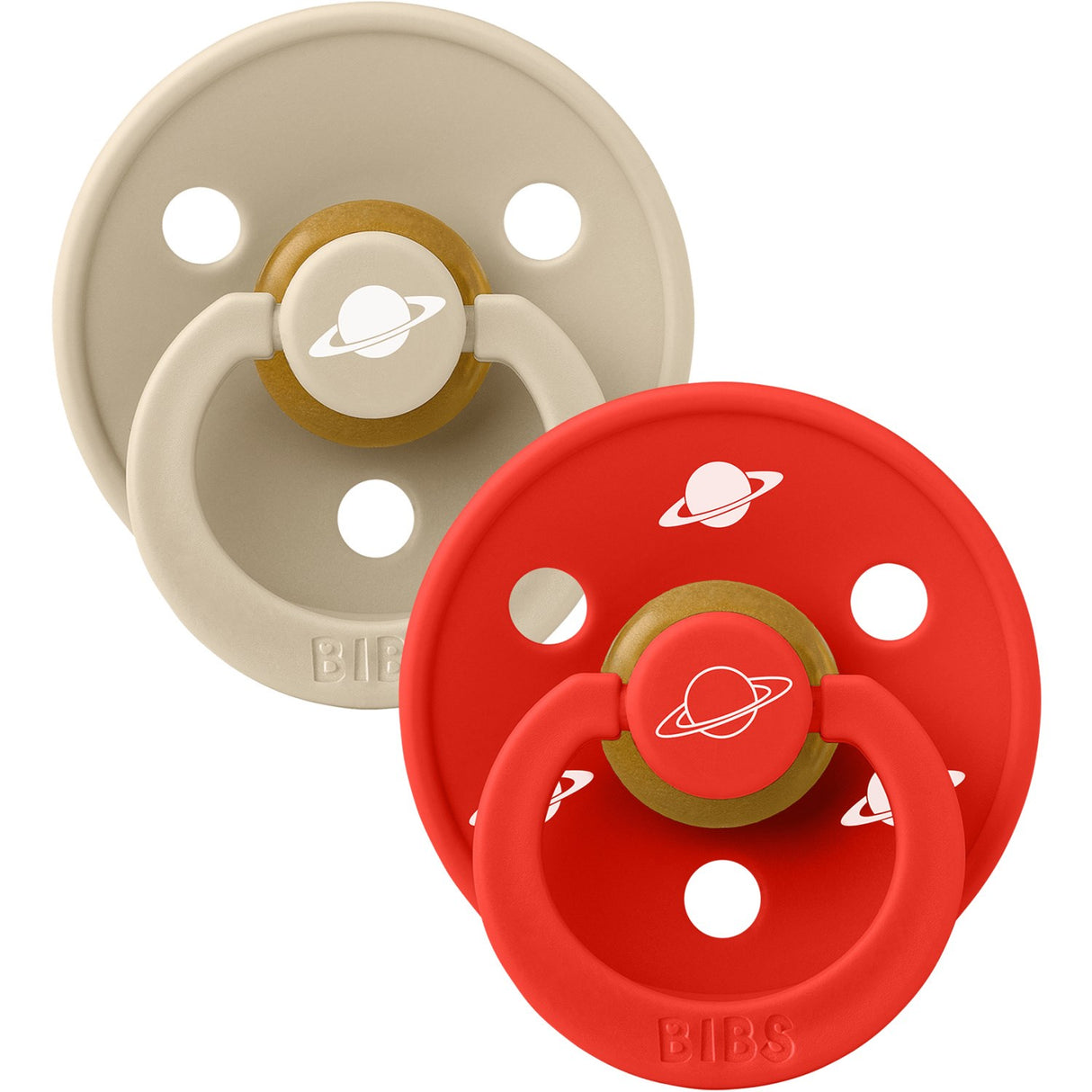 Bibs X Planet Nusa Vanilla Mix Pacifier Colour Latex 2-Pack Size 2