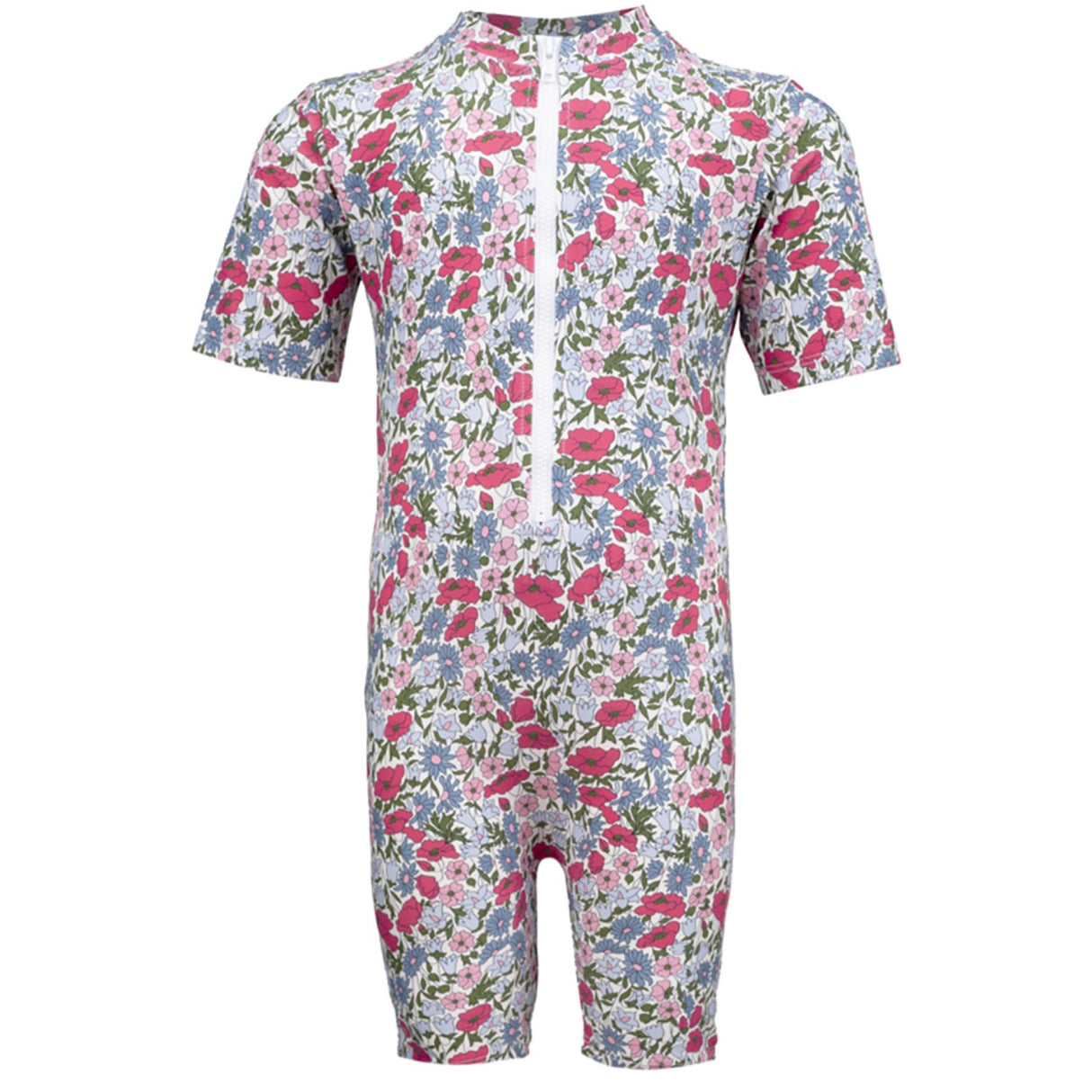 Petit Crabe Poppy & Daisy P Natsu Sunsuit S/S - Made With Liberty© Fabric