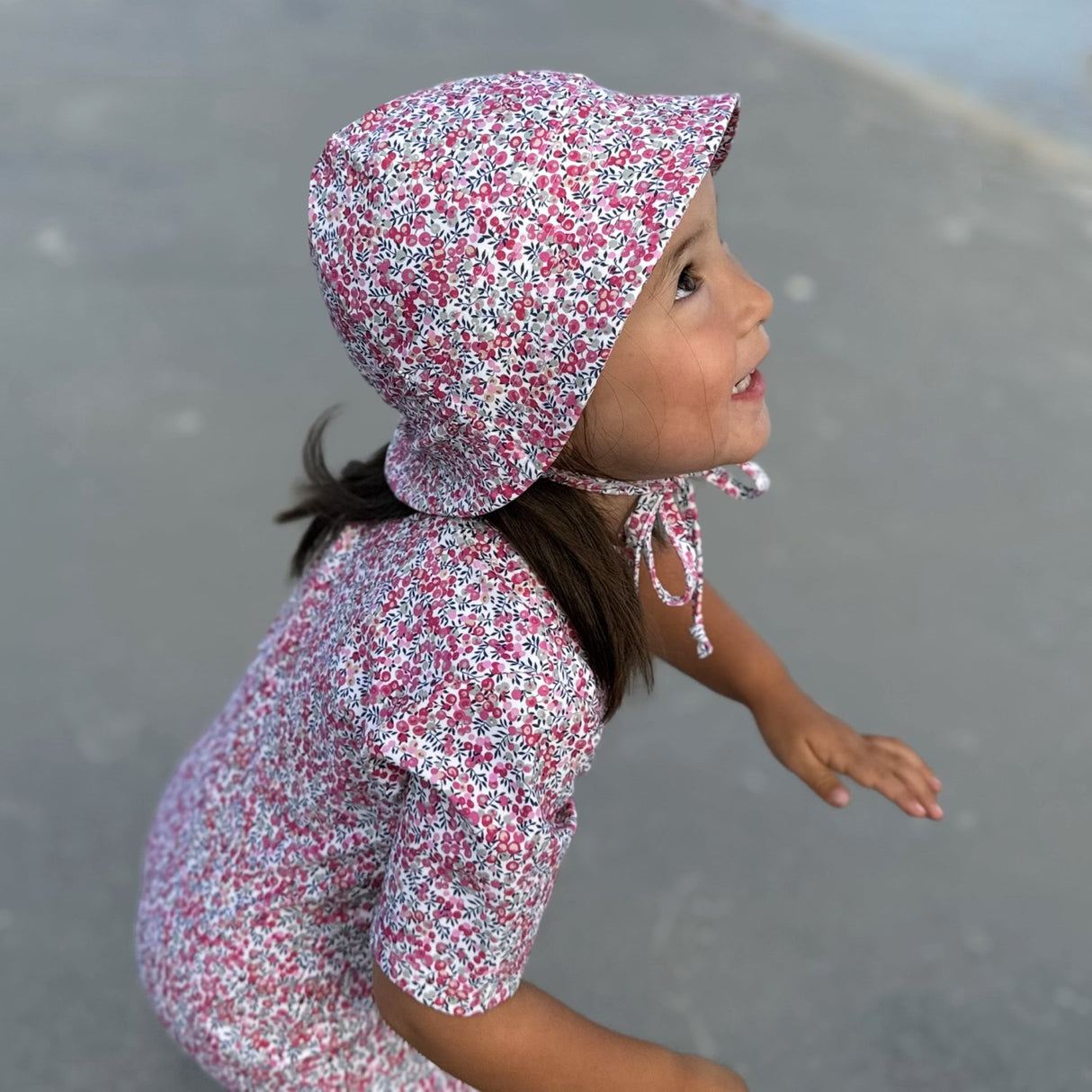 Petit Crabe Wiltshire Bud Natsu Sunsuit S/S - Made With Liberty© Fabric