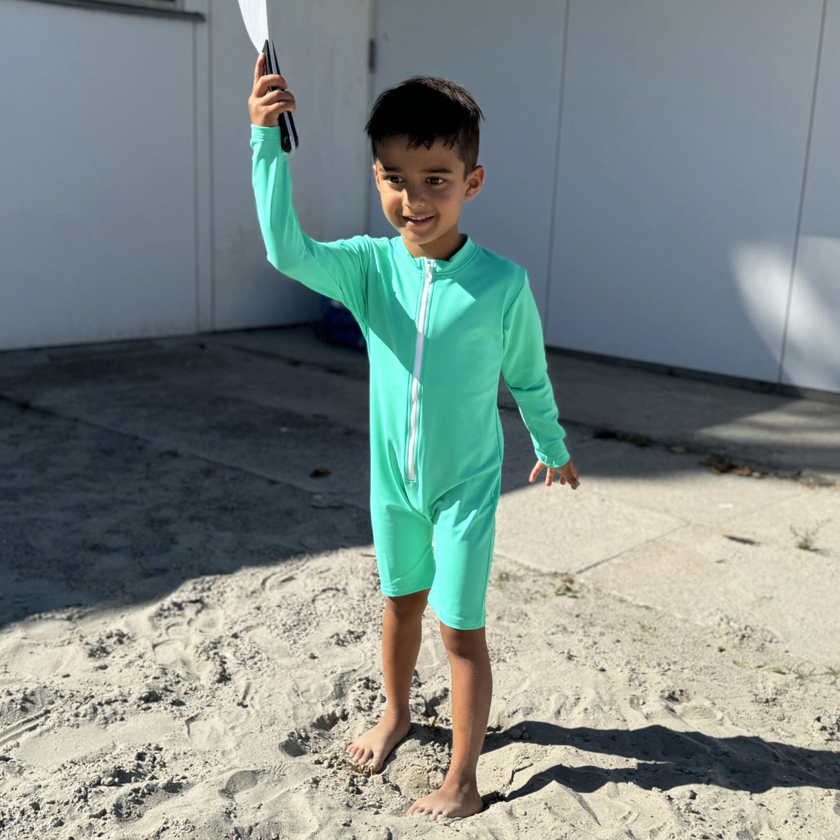 Petit Crabe Parrot Combi Sunsuit