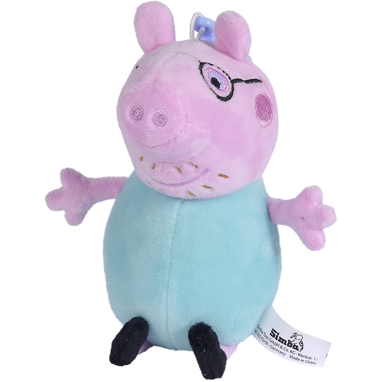 Simba Toys Papa Pig Plush Keyring