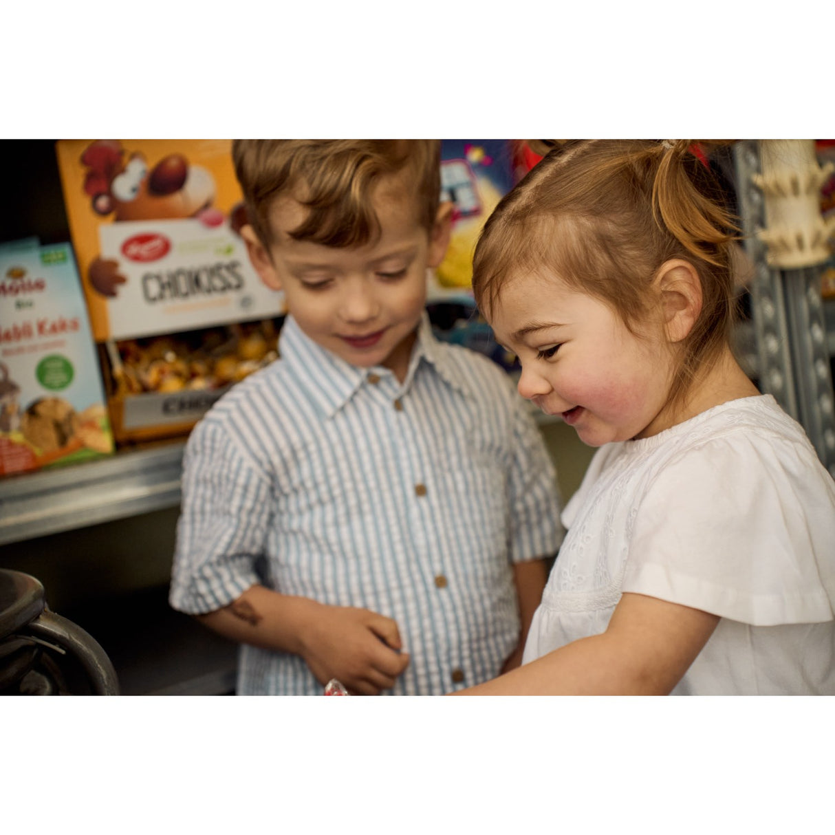 THE NEW Siblings X Luksusbaby Blue Fog Striped Ojo Shirt