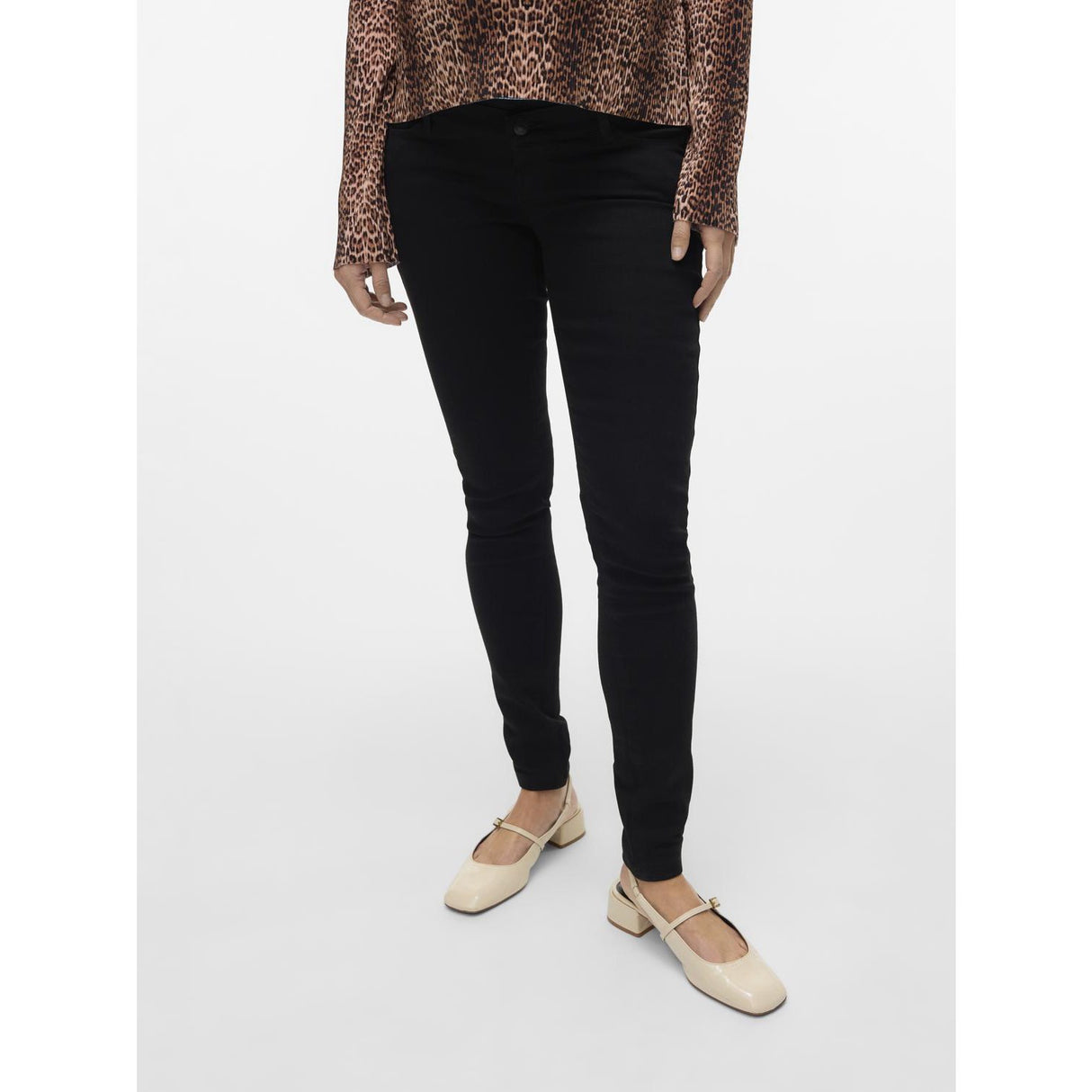 Vero Moda Maternity Black Vmmcara Skinny Vi1110 Jeans Noos
