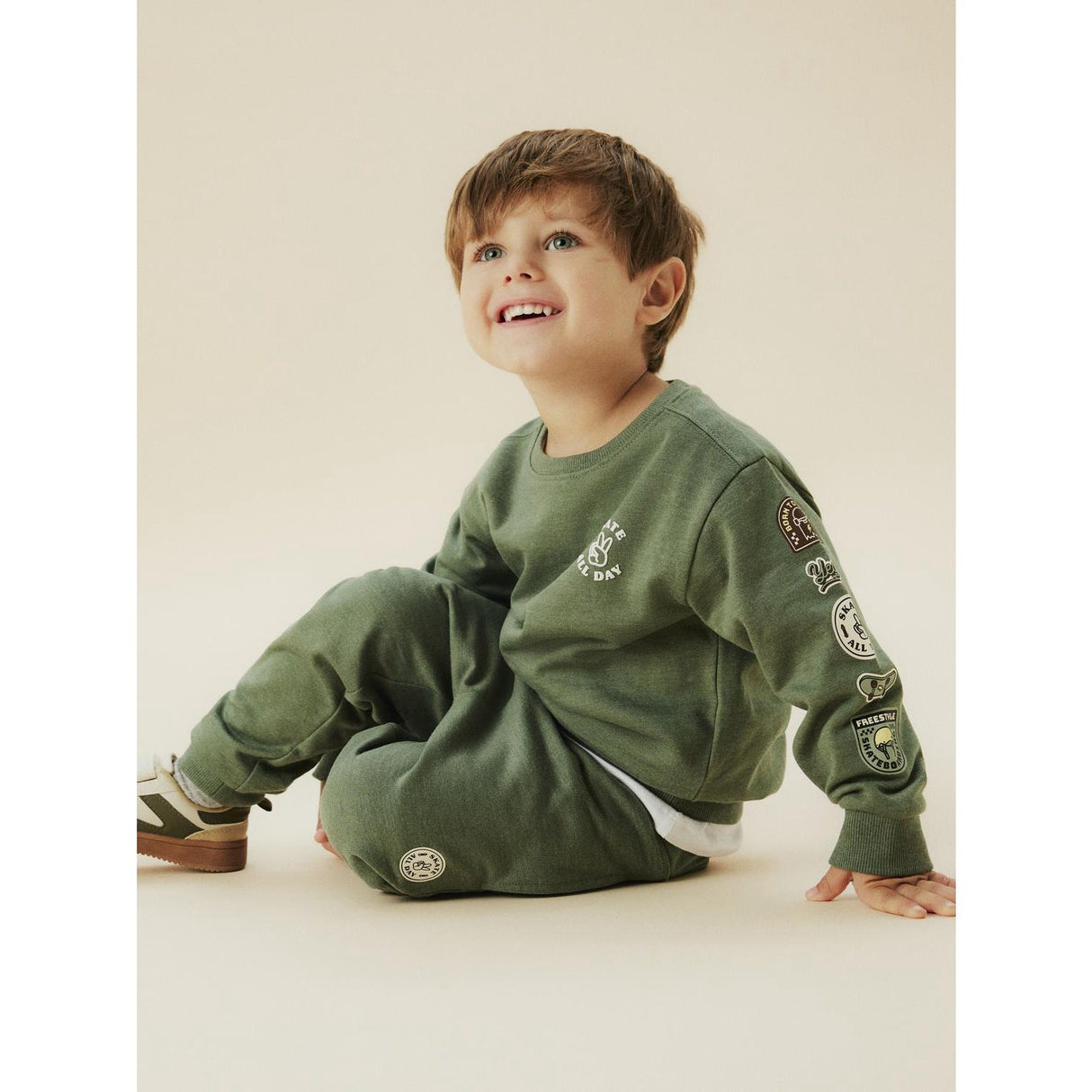 Name It Laurel Wreath Nmmolaf Ls Nreg Swe Bru Pb