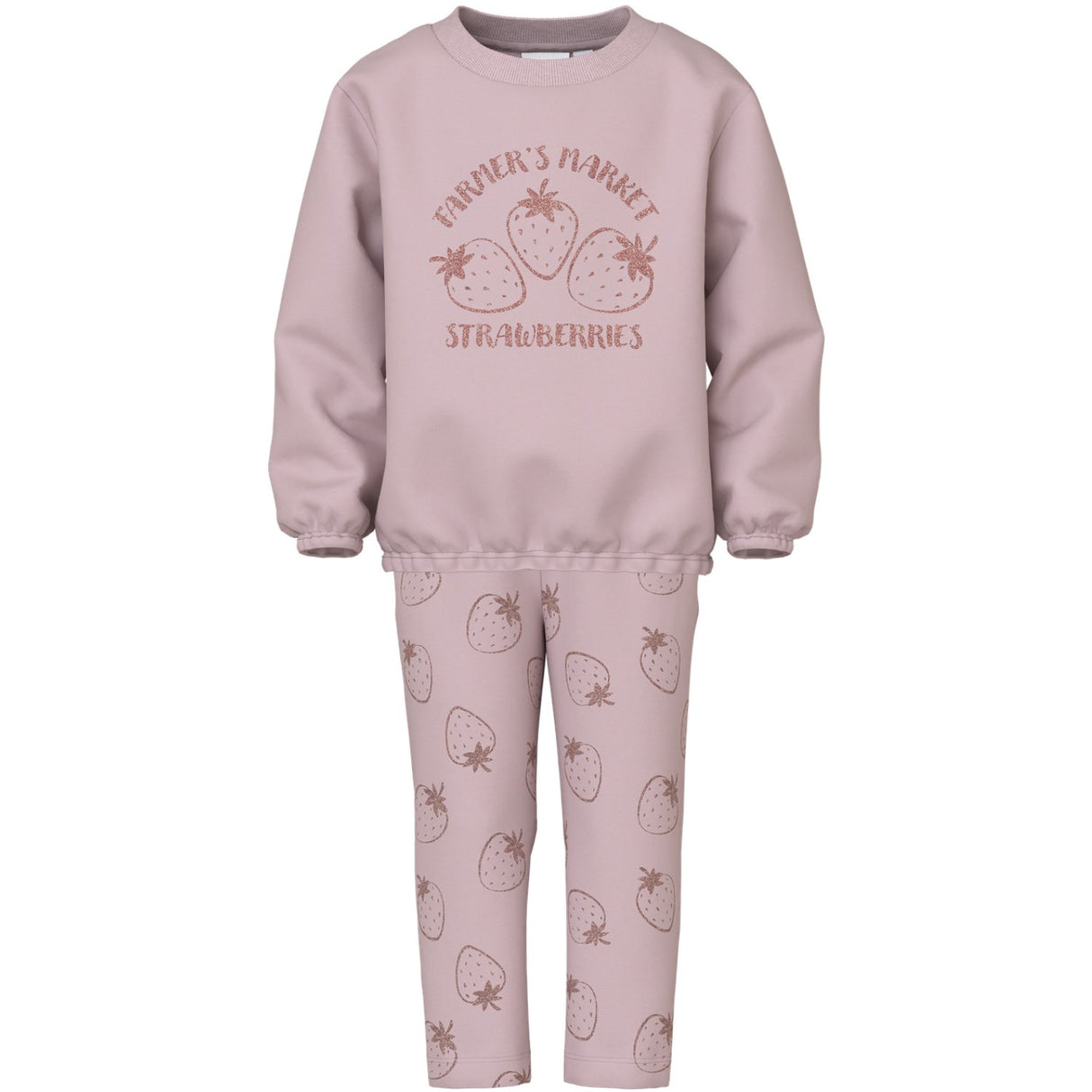 Name It Burnished Lilac Nmfviluba Ls Nreg Sweat Set Unb