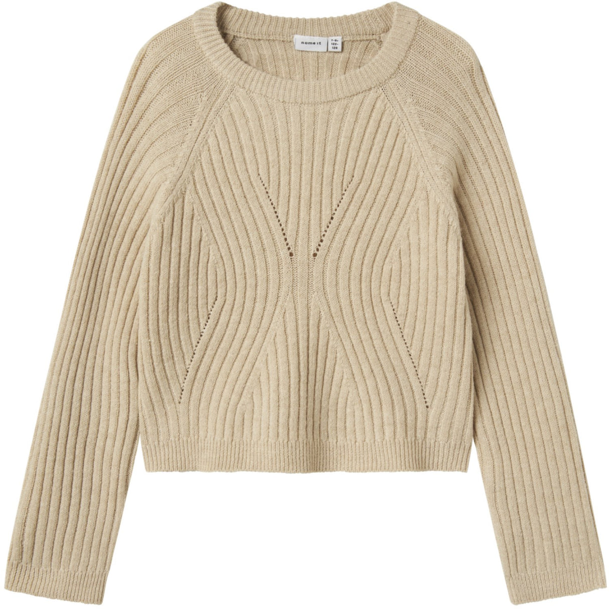 Name It Doeskin Nkfrikine Ls Short Knit Pullover P