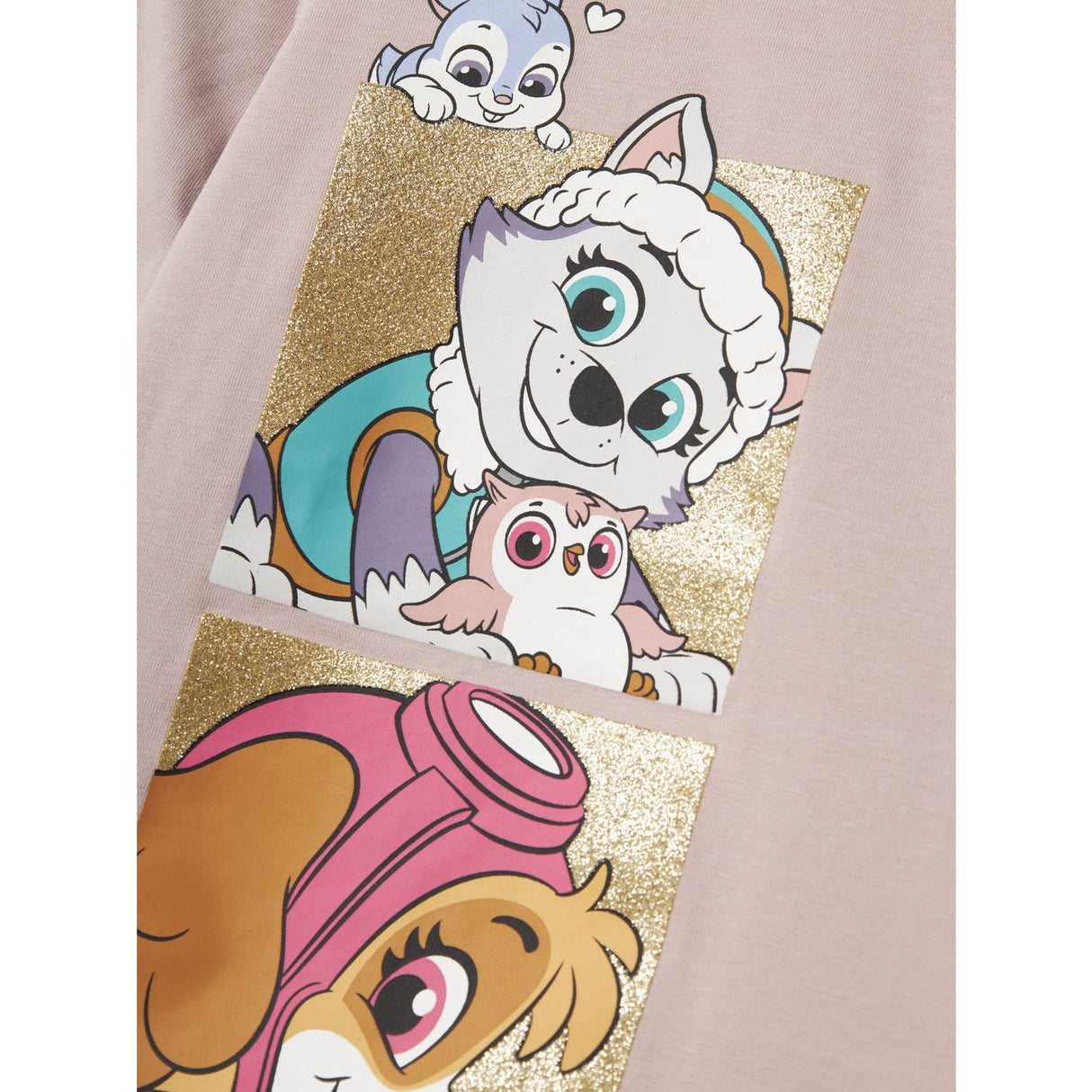 Name It Burnished Lilac Nmfjoana Paw Ls Top Box Noos Cplg