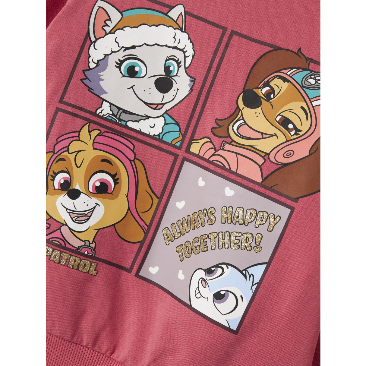 Name It Rapture Rose Nmfjose Paw Sweat Unb Cplg