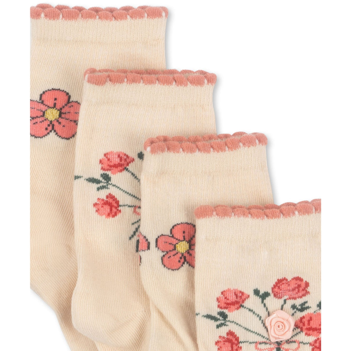 Konges Sløjd Rose Mix 2 Pack Rose Socks