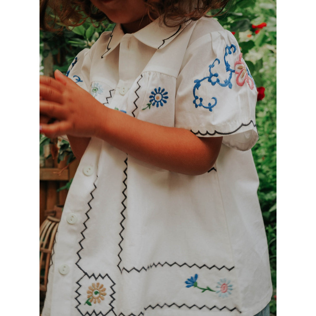 Fliink Cloud Dancer Hirse Blouse